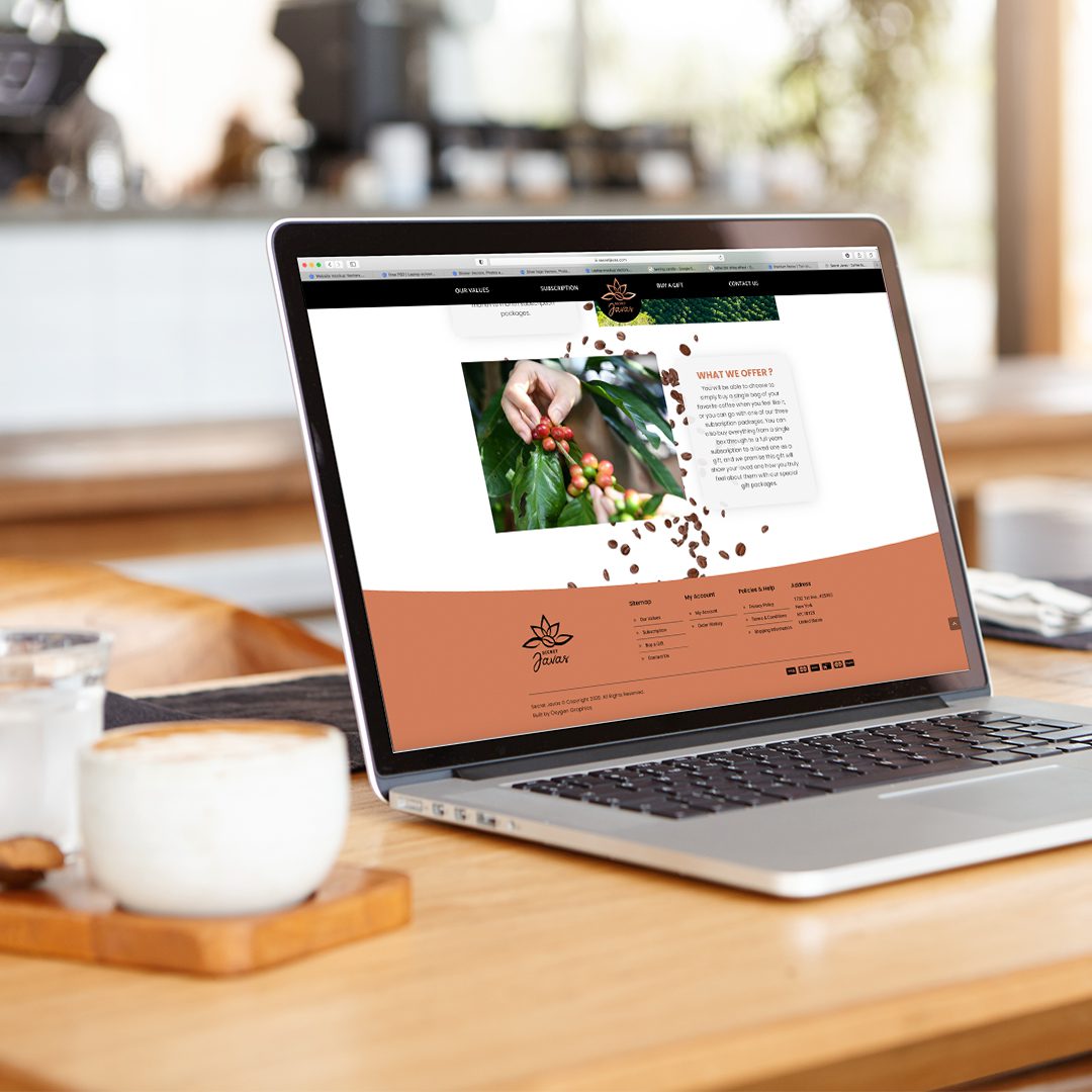 Secret Java new web Secret Java Shopify Website