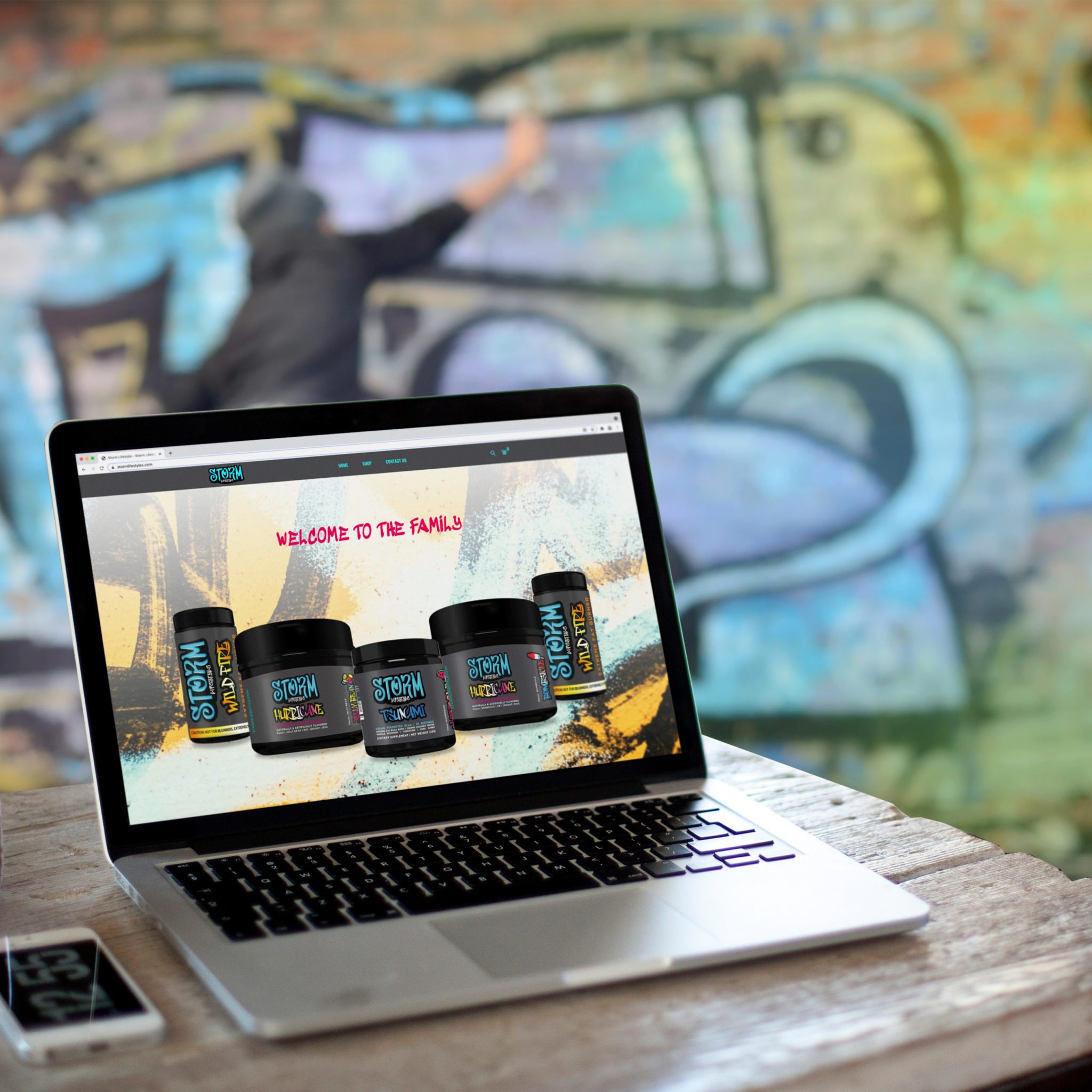 website Storm Lifestyle Shopify Website