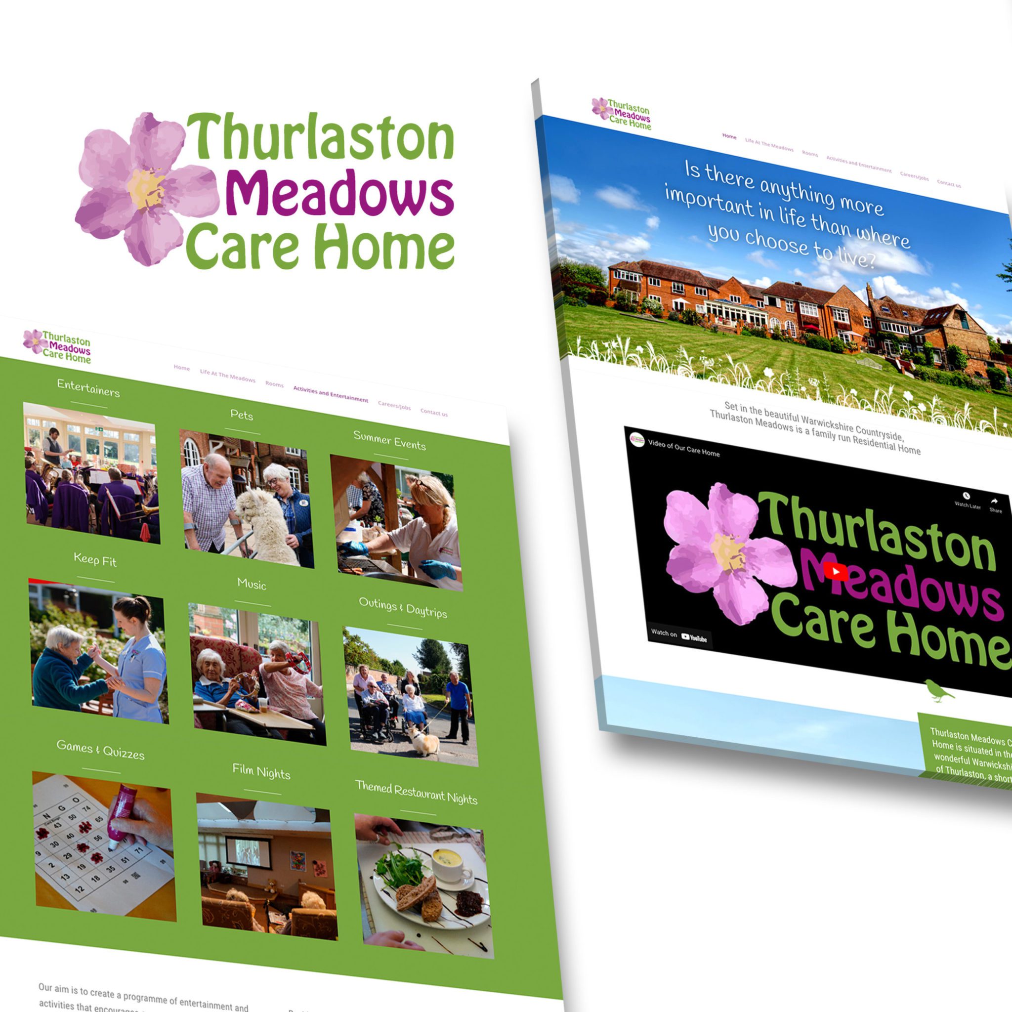 Thurlaston mockup3 Care Home Website